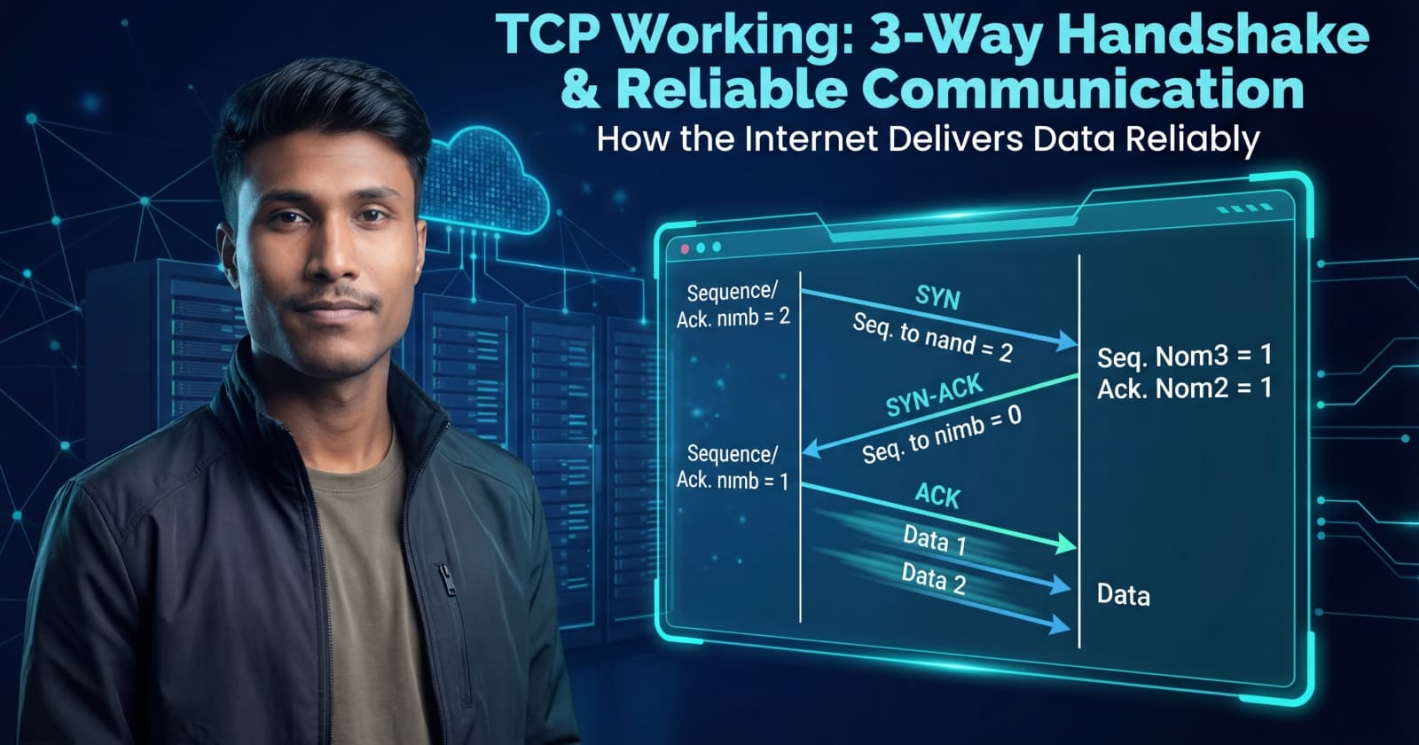 TCP Working: 3-Way Handshake & Reliable Communication